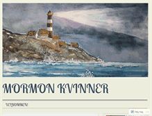 Tablet Screenshot of mormonkvinner.com